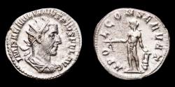 Ancient Coins - Aemilian, silver antoninianus. Rome mint, AD 253. - APOL CONSERVAT, Apollo.