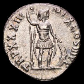 Marcus Aurelius (161-180 A.D.) Silver Denarius. Rome, AD 179