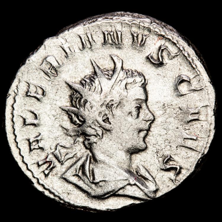 Roman Empire - Valerian II, Caesar, 256-258. Silver antoninianus ...