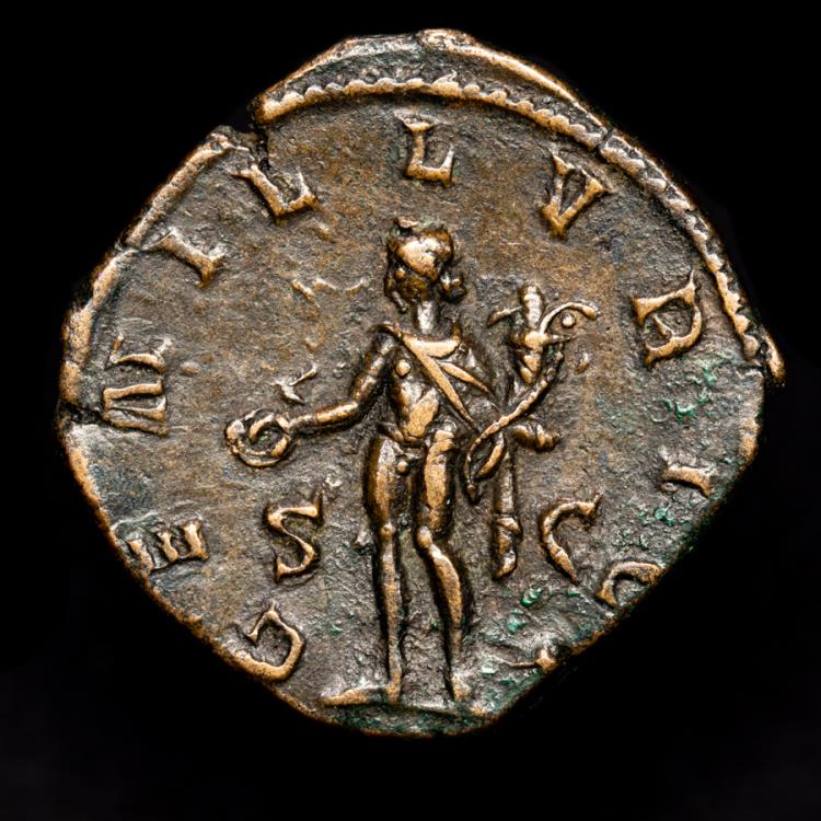 Roman Empire - Trajan Decius (249-251 A.D). Bronze Sestertius. Rome ...