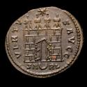 Ancient Coins - Constantine I - bronze follis. Arles. - SA◡RL. VIRTVS AVGG. Opengates.