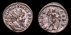 Ancient Coins - Postumus, Silver antoninianus. Cologne, AD 269. - IMP X COS • V • Nemesis.