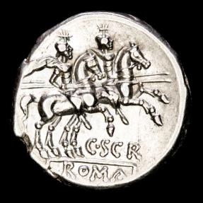 Roman Republic. - C. Scribonius Curio. Silver denarius. Minted in Rome ...