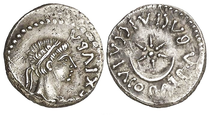 KINGDOM of MAURITANIA-NUMIDIA. Juba II and Cleopatra Selene, 25 BC-23 ...