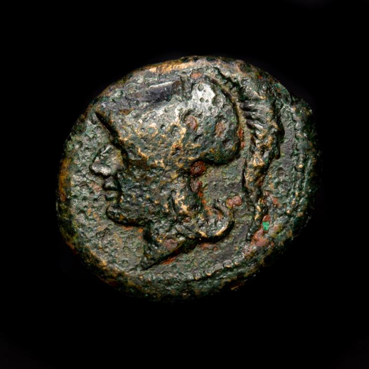 Republic Anonymous C 260 B C Ae Litra Rome Horse S Head To Right With Bridle Romano Behind