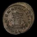 Ancient Coins - Divus Constantius I - Follis - Londinium after 306. - MEMORIA FELIX Lighted altar flanked by eagles PLN.