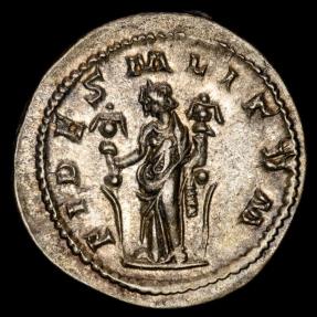 Roman Empire - Valerian I. (A.D. 253-260). Silver antoninianus. Minted ...