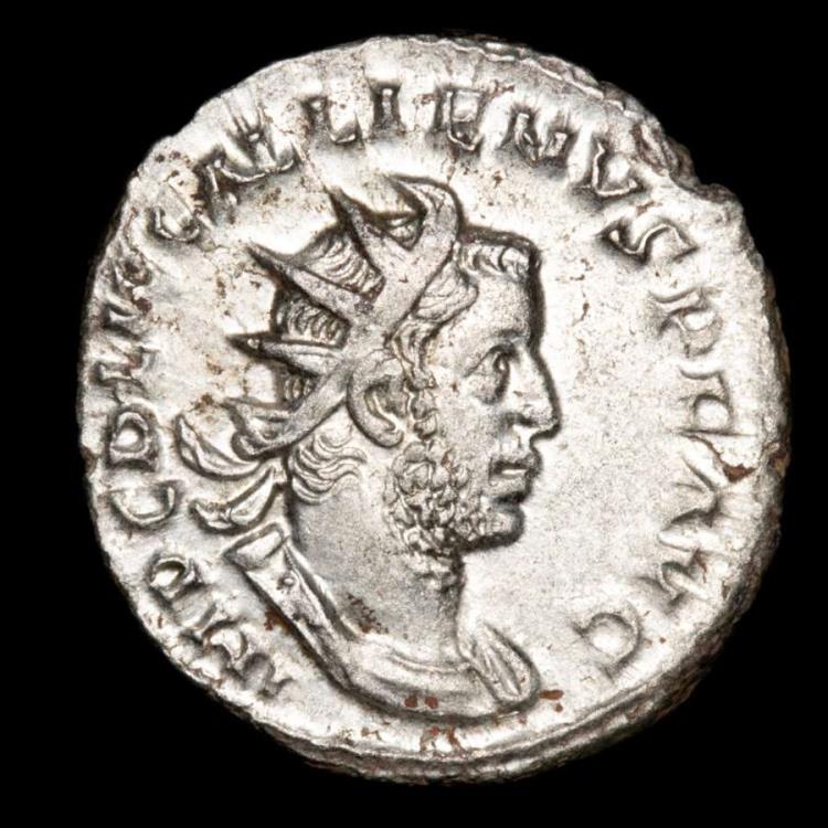 Gallienus in the sole reign (253-260 A.D.) Silver antoninianus