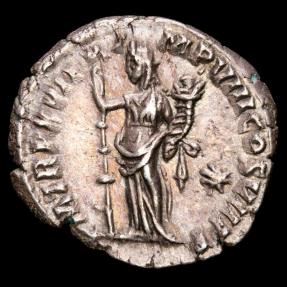 Commodus. A.D. 177-192. Silver denarius. Rome, A.D. 192. - P M TR P ...