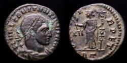 Ancient Coins - Constantine I, 307/310-337. Half Follis (Bronze), Rome, 312-313. - PACI PERPET / R S Pax.