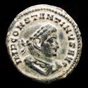 Ancient Coins - Roman Empire - Constantine I the great (307-337) bronze follis (3,37 grs. - 21 mm). Lugdunum mint, struck A.D. 314-315.  SOLI INVICTO COMITI. T-F/ (PLG). RIC 17. Great example!!