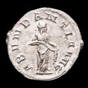 Ancient Coins - Traianus Decius (249-251 AD). Silver antoninianus, Rome. - ABVNDANTIA AVG, Abundantia emptying cornucopiae held in both hands.