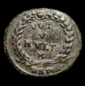 Jovian 363-364 A.D. Sirmium - AE3 Centenionalis. VOT V MVLT X in four ...