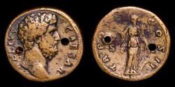 Ancient Coins - Aelius as Caesa. Bronze sestertius, Rome, 137 AD. - TR POT COS II Fortuna-Spes.