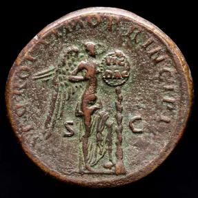 Trajan (98-117 A.D.) Æ Sestertius. Rome, AD 103-111