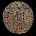 Ancient Coins - Roman Imperial - Constantine I, 307/310-337. Bronze follis, Lugdunum, 307. PRINCIPI IVVE-NTVTIS / PLC.