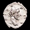 Ancient Coins - Divus Antoninus Pius (Died in 161 A.D.) silver antoninanus. Rome, AD 250-251. under Trajan Decius.  CONSECRATIO, lighted altar.