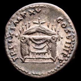 Titus. (A.D. 79-81.) Silver denarius. Rome, January-June A.D. 80. - TR ...
