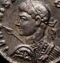 Ancient Coins - Crispus, as Caesar, Æ Follis - Trier, AD 321. - Shield with Shewolf and twins !!