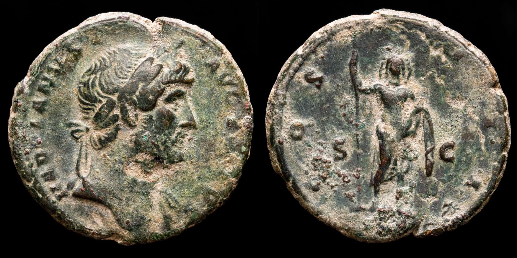 Hadrian (117-138 A.D.). Bronze As. Rome. - COS III / S - C Janus.