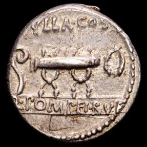 Q Pompeius Rufus. Silver Denarius, Rome, 54 B.C. - SVLLA COS - Q POMPEI ...