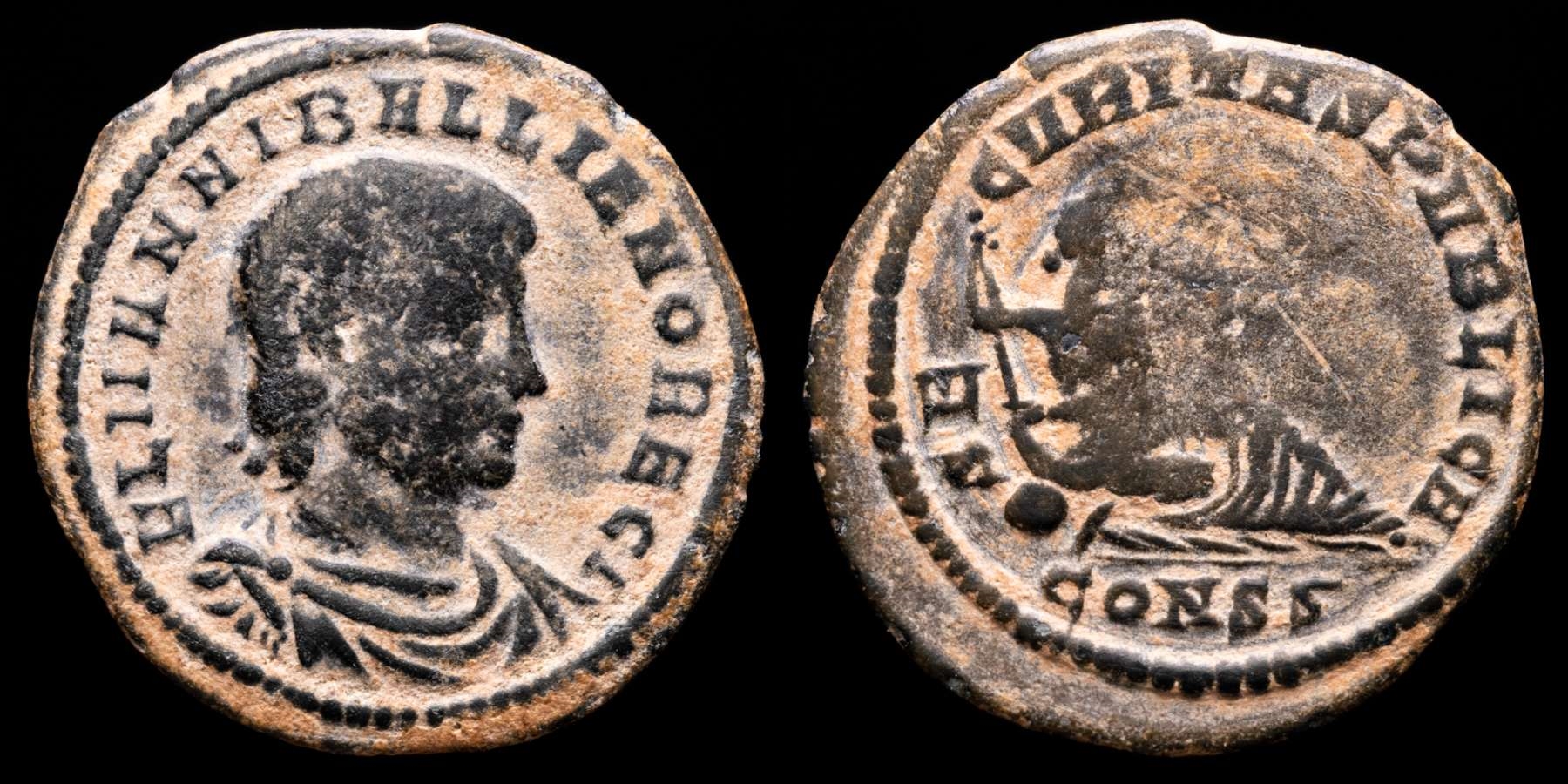 Hannibalianus, 335-337 A.D. Bronze follis, Constantinople