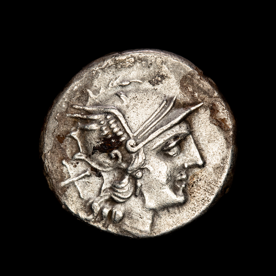 Anonymous (trident series), Denarius, Rome, 206-195 BC. - The
