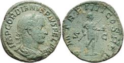 Ancient Coins - Gordian III Æ Sestertius. Rome, AD 241-243.