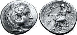 Ancient Coins - Seleukid Empire, Seleukos I Nikator AR Tetradrachm. Sardes, 282-281 BC.