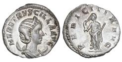 Ancient Coins - CCG Certified! Herennia Etruscilla. Augusta, A.D. 249-251. AR antoninianus. Rome mint, struck A.D. 250. PVDICITIA AVG