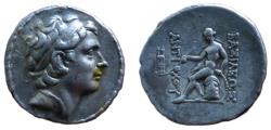 Ancient Coins - Antiochus III 'the Great', 223 – 187 Tetradrachm, Antiochia on Orontes circa 204-197, AR 29 mm, 16.85 g.