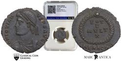 Ancient Coins - CCG Certified! Jovian Æ 18mm. Heraclea, AD 363-364.