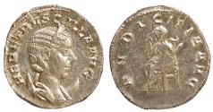 Ancient Coins - Herennia Etruscilla AD 249-251. Rome Antoninianus AR