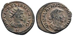 Ancient Coins - Aurelian and Vabalathus Æ Antoninianus. Antioch. AD 271-272.