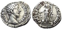 Ancient Coins - Roman Imperial. Commodus, AD 177-192. AR Denarius (2.69 g), Rome, struck c. AD 183-184.