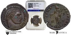 Ancient Coins - CCG Certified! Maximinus II Follis/ Nummus. Alexandria, AD 308-310. AE