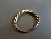 Ancient Coins - Ancient celtic twisted silver bracelet