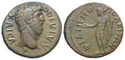 Ancient Coins - THRACE. Philippopolis. Aelius, Caesar, 136-138. Tetrassarion (Bronze, 26 mm, 8.56 g, 6 h).