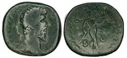Ancient Coins - Lucius Verus AE Dupondius 163-164 Rome