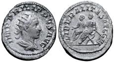 Ancient Coins - Philip II AR Antoninianus. Rome, AD 247-249.