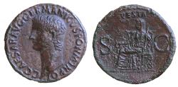 Ancient Coins - Caligula Æ As. Rome, AD 37-38.