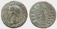 Ancient Coins - Claudius Æ As. Rome, AD 50-54.