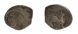 Ancient Coins - The Coinage of Gallia Belgica –From the Seine to the Rhine Uncertain: Ateula-Ulatos. Quinarius (Silver, 1.62 g 14-17 mm), c. 40-20.