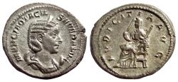 Ancient Coins - AR Antoninianus of Otacilia Severa 244-249 AD., superb fine style portrait, RIC IV 123c
