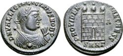 Ancient Coins - Licinius II (son of Licinius I), as Caesar, Silvered Ӕ Nummus. Heraclea, AD 318-320.