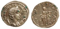 Ancient Coins - Herennia Etruscilla AR Antoninianus. Rome, AD 250.