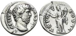 Ancient Coins - The Roman Empire. Aelius Caesar (AD 136-138). AR Denarius (3.25gr). Rome, struck AD 137.