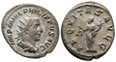 Ancient Coins - Philip I, 244-249. Antoninianus (Silver, 23mm, 3,83 g), Rome, 246.