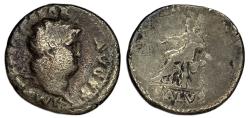 Ancient Coins - Nero AR Denarius 67-68 AD Rome