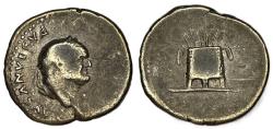 Ancient Coins - Vespasian AR Denarius 77-78 AD. Rome